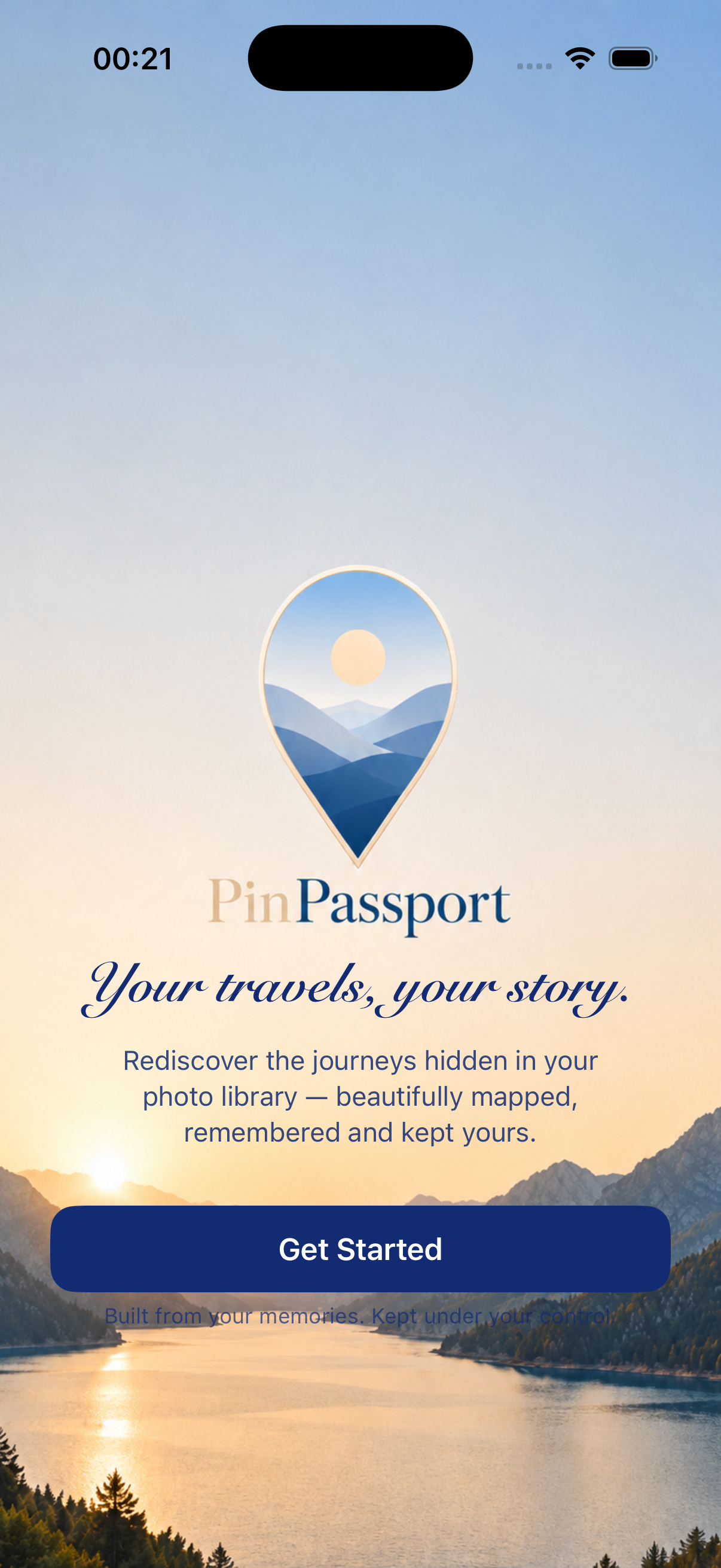 PinPassport onboarding ikinci ekran